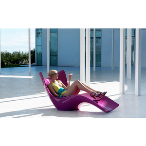 Chaise longue de <span class=keywords><strong>piscine</strong></span> personnalisée en résine moderne, en fibre de verre, imprimée UV, imperméable et écologique - Product Image 5