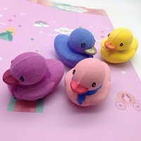 Bombes de bain pétillantes de canard à bulles riches en canard