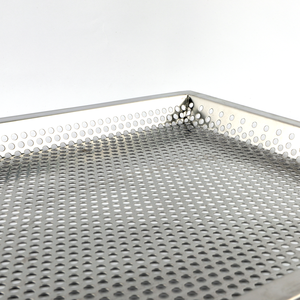 Cake Wholesale Side Perforated Baskets Wire Base Mesh Baskets Sterilization Tray With Lid Stainless Steel Surgical Instrument - Product Image 5