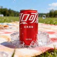 Vente en gros de boissons gazeuses en conserve Coca-Cola 330 ml, canettes classiques modernes, saveur originale 330 ml