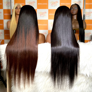 Peluca ondulada recta de color personalizado para mujer Paquetes de cabello humano virgen vietnamita, extensiones de cabello Envío mundial - Product Image 1