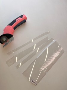 Ciseaux de découpe miniatures pour film de sécurité 12/14 mil, film PVC, carton, <span class=keywords><strong>cuir</strong></span>, tapis, lames <span class=keywords><strong>en</strong></span> acier haute résistance chromées - Product Image 2