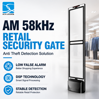 Sistema de Detección Antirrobo EAS AM de 58kHz, Puerta de Seguridad para Comercios, Antena de Vigilancia Electrónica de Artículos para Supermercados y Tiendas de Ropa