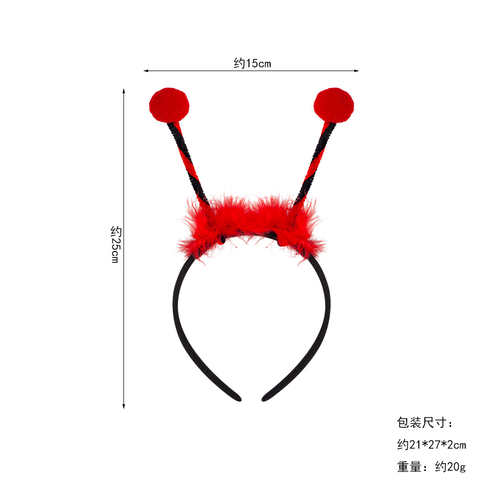 Strisce di lana rosso coccinella a righe rosse