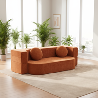 Sofá Modular Plegable de Compresión al Vacío para Sala de Estar, Apartamento u Hotel, de Doble Uso, Tamaño Pequeño, Desmontable y Lavable, Ideal para Descanso