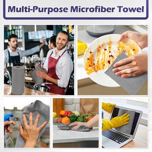 Micro sợi sinh thái tùy chỉnh khăn cuộn xé vải Xe Nhà Bếp thấm dùng một lần sợi nhỏ làm sạch vải cuộn - Product Image 6