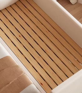 Cama Infantil de Madera Maciza Empalmable con Borde Ensanchado y Barandilla para Niños y Niñas - Product Image 5