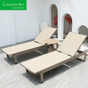 Tumbona moderna <span class=keywords><strong>de</strong></span> tela <span class=keywords><strong>de</strong></span> malla para hotel, patio <span class=keywords><strong>de</strong></span> natación, piscina para playa, jardín, Patio, Hotel, Parque, Villa, correo, embalaje, tumbona - Product Image 2