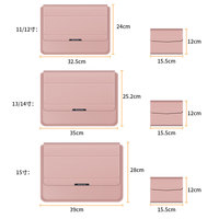 Sac de support en cuir pour ordinateur portable, pochette avec tapis de souris, pour Macbook Air Pro M1 12 13 14 15 16, meilleur prix