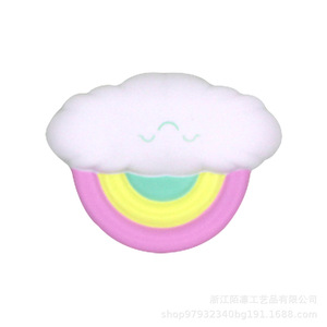 Juguete antiestrés de nube arcoíris de poliuretano para niños de 2 a 4 años, unisex, suave, de rebote lento, regalo para aliviar el estrés - Product Image 1