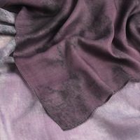 Date Imprimé Modal Hijab Écharpe Musulman Premium Ombre Tie Dye Aquarelle Marbre Imprimer Châle Hijab Écharpe
