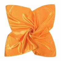 Zijden satijnen vierkante sjaal voor dames, op maat bedrukt met logo, effen kleur, lange stijl, nieuw wild geometrisch stippenpatroon, digitaal printwerk