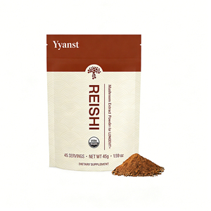 Poudre de Reishi de haute qualité, marque privée, pour l'équilibre du système immunitaire, la santé du foie, la détoxification et la protection antioxydante - Product Image 1