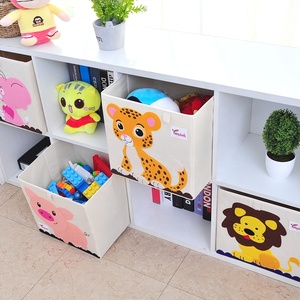 2024 gros pliable placard organisateur enfants jouets tissu carton boîte de rangement articles divers panier bacs enfants organisateur stockage - Product Image 5