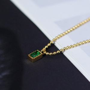 Collares de Plata y Oro PVD Antideslustre de Moda, Joyería Fina de Acero Inoxidable 316L, Collar de Circonita para Mujer - Product Image 4