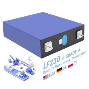 EVE 230AH Lifepo4 แบตเตอรี่เกรด 3.2v EU USA สต็อก lf230 prismatic ฟอสเฟตแบตเตอรี่ลิเธียม li ion lfp EV USA คลังสินค้าชาร์จ