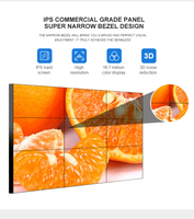 Pared de video LCD de 46 pulgadas con Xvideos para metros, ascensores, aeropuertos con SDK para pantalla gráfica, señalización digital