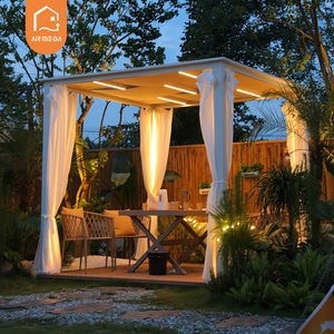 <span class=keywords><strong>4x4</strong></span> extérieur en aluminium Patio toit souple Gazebo étanche <span class=keywords><strong>jardin</strong></span> Pergola Spa Garage et <span class=keywords><strong>abri</strong></span> <span class=keywords><strong>de</strong></span> <span class=keywords><strong>jardin</strong></span> pour Villa pour balcon Application - Product Image 1