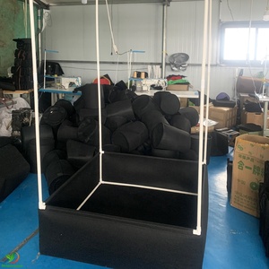 Bac à légumes surélevé en tissu de jardin de 4x4 <span class=keywords><strong>pieds</strong></span>, 300 x 200 gallons, avec supports en tubes plastiques - Product Image 3