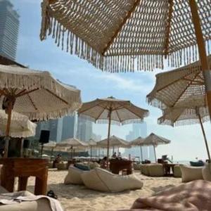 Parasol de luxe personnalisé en bois avec franges en corde de coton de 2,5 m, pour piscine, jardin, décoration extérieure, grand parasol de patio - Product Image 2