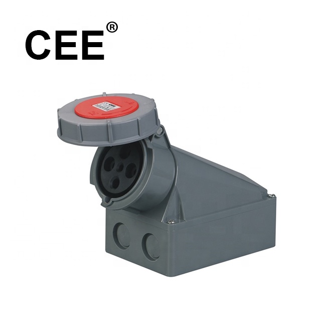 CEE 3 Phase 4pin 3P+PE Industrial Connectors - 400V 125A