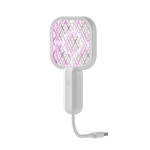 2026 New Electric Mosquito Swatter 2-in-1 Foldable Fly Swatter USB Rechargeable <b>Bug</b> <b>Zapper</b> with Purple Light Mosquito Trap - Product Image 5