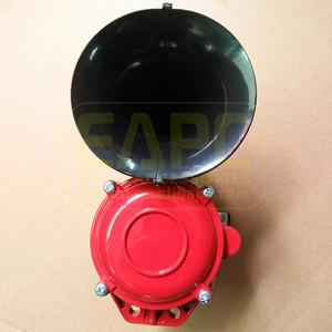 TZ-332SGH Clacson ad Aria Compressa 24V Rosso, Clacson a Lumaca, Ricambio per <span class=keywords><strong>Camion</strong></span> Europei, Super Rumoroso <span class=keywords><strong>DAF</strong></span> - Product Image 2
