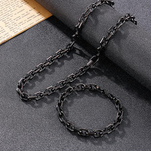 Tiyo - Accesorio de Muñeca para Hombre, Diseño Geométrico de Cadena O, Chapado en Plata, Acero Inoxidable, Estilo Hip Hop Retro - Product Image 3