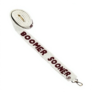 Boomer Sooner Nylon <b>Lanyard</b> With Metal Hook Fashionable Durable White Strap For ID Cards Key Holders <b>Phone</b> Straps - Product Image 1