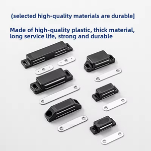 ABS <b>Plastic</b> Strong Magnet Cabinet Door Powerful Magnetic Touch Wardrobe Magnetic Clip Drilling Required Suction Drawer for - Product Image 4