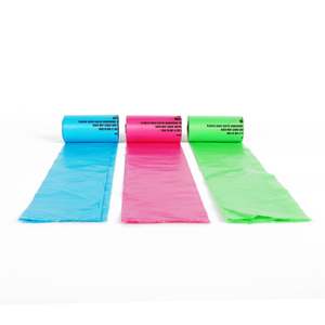 Sacs à déjections canines biodégradables et écologiques EPI, en LDPE, impression en gravure, produits de nettoyage et de toilettage pour animaux de compagnie, usage domestique, HJ - Product Image 4