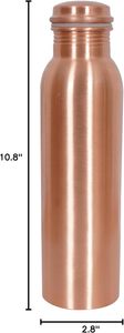 Bouteille d'eau en cuivre durable pour garder l'eau fraîche avec un design élégant, adaptée au travail, aux voyages, au fitness et à un usage domestique - Product Image 3