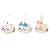 3 nouveaux modèles de porte-clés en peluche brodés mignons Chiikawa Hachiware Usagi de 10 cm pour la décoration de sac à dos