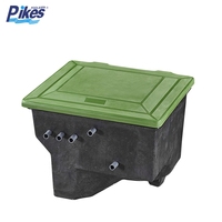 2026 PIKES PK8017 Filtre de piscine enterré à sable de quartz avec filtration intégrée et chlorinateur, débit 12-47m³/h, 120W/220V