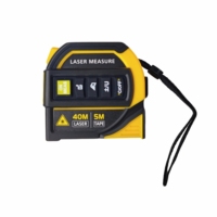 Instrument de mesure numérique à double métrique électrique Ruban à mesurer Distance Zone Volume Outil avec écran LCD