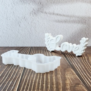 Adornos decorativos del alfabeto ecológicos hechos a mano moldes de almacenamiento de Arte de resina PC Ins estilo silicona S1472 para herramientas de pastel - Product Image 4