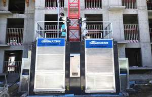 Elevador de Construcción DAHAN SC200/200, 40 m/min, 2T, Componentes Centrales del Motor PLC, Altura Máxima de 250 m, Funcionamiento Estable para Edificios - Product Image 2