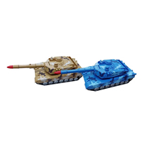 Dört kanal RC tankı oyuncak elektrikli uzaktan kumanda askeri hafif ses ile mücadele tankı oyuncak