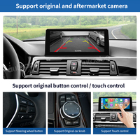 Lecteur audio de voiture 8,8'' avec écran Linux pour BMW Série 3/4 F30, CarPlay sans fil, Android Auto, interface vidéo multimédia, Mirror Link