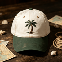 Casquettes de baseball unisexe vintage vierges non structurées avec logo en patch de caoutchouc personnalisé, pour les vacances en bord de mer, la randonnée et les activités de plein air, fourniture directe usine