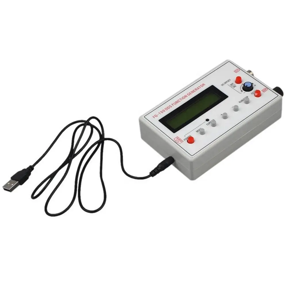 FG-100 DDS Functional Sine Triangle Square Frequency Sawtooth Wave Waveform Function Signal Generator Frequency Counter
