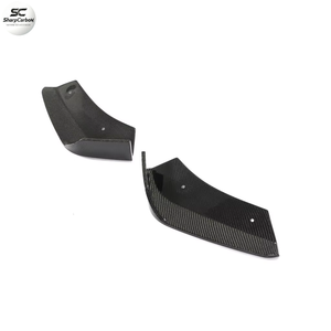 Pour Chevrolet Corvette Stingray C8, séparateurs de pare-chocs arrière en carbone véritable, canards, ailerons, <span class=keywords><strong>2020</strong></span> <span class=keywords><strong>2021</strong></span> - Product Image 4