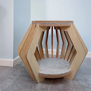 Casa para Mascotas de Madera Universal para las Cuatro Estaciones, Estilo Moderno, con Cierre de Botones, para Gatos y Perros, para la Sala de Estar - Product Image 2