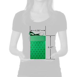 American greeting <b>gift</b> <b>box</b>, customizable in red, green, silver, and <b>gold</b> according to your needs - Product Image 2