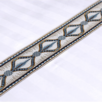 Ensemble de literie d'hôtel de luxe 100% coton, motif koi doré et ginkgo brodé, sangle de fixation, 4 pièces pour hôtel 5 étoiles, ensemble de housse de couette