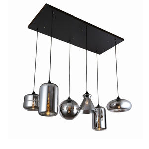 Schwarze Luxus-Kücheninsel-Pendelleuchte Kugelförmig Rund Nordisch Modern Glas-Kronleuchter für Wohnraumdekoration - Product Image 6