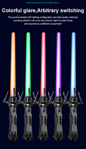 Vente en gros de <span class=keywords><strong>sabre</strong></span> <span class=keywords><strong>laser</strong></span> à LED jouet néon fournitures de fête pour enfants concert bâton lumineux Diya épée lumineuse pour Diwali fête de garçon - Product Image 2