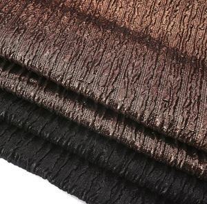 Velours lavé 100% polyester froissé avec feuille d'or <span class=keywords><strong>pour</strong></span> robes, gowns, écharpes, jouets DIY et vêtements de cérémonie - Product Image 2