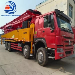 Camion pompe à béton diesel Sany Green d'occasion 46m 49m 52m 56m 62m 63m à vendre - Product Image 5