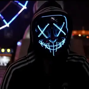 EL Wire Led Party Mask Light Battery Operation Light